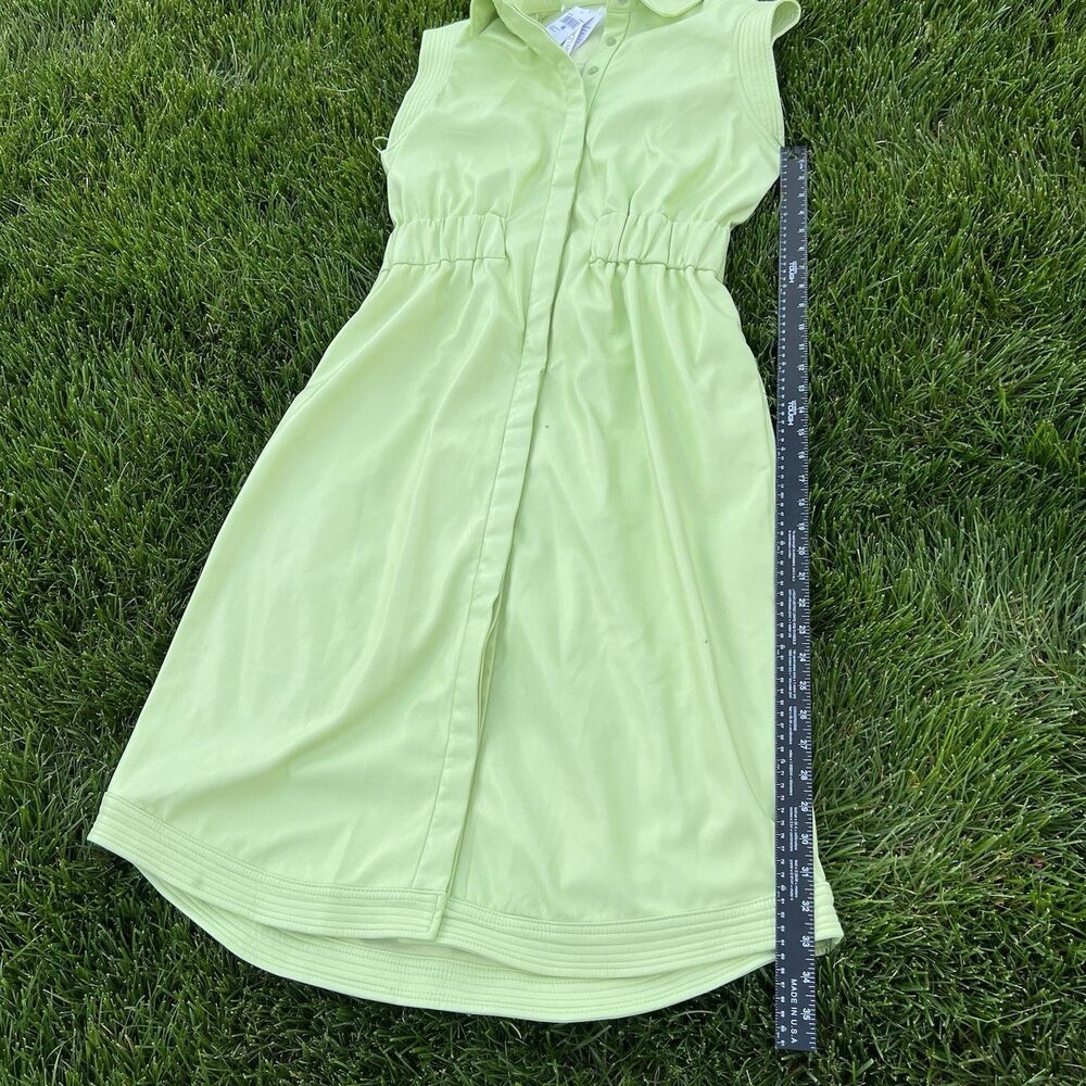 House of Harlow 1960 Light Lime Green Sleeveless Dress - Picture 6 of 14